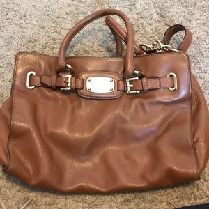 Michael Kors satchel with iPad holder